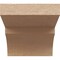 Ekena Millwork 4in. W x 4in. H x 16in. L Monterey Woodgrain TimberThane Rafter Tail, Primed Tan RFTUR04X04X16MONRCPR - alternate 2